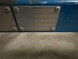 an image of a close up of a blue machine