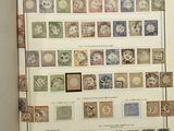 a picture of a picture of a collection of stamps on display