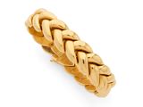 un bracelet en or jaune 18 carats au motif tressé