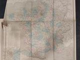 an old map of france with a map of the country