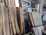 many pieces of wood stacked on top of each other