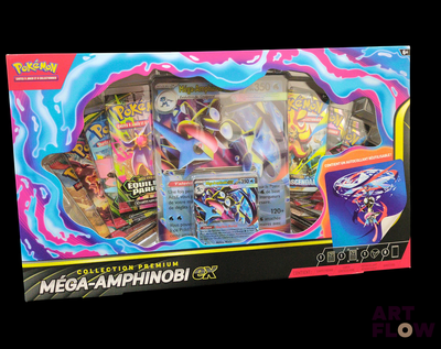 une boîte de cartes Pokémon contenues dans la boîte