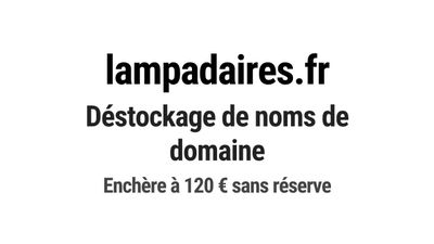 Nom de domaine lampadaires.fr. Catégorie: Construction et BT…