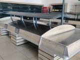 a large display case in the middle of a store