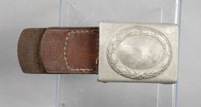 a watch that is on display in a glass case