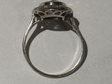 a ring that is sitting on top of a piece of paper