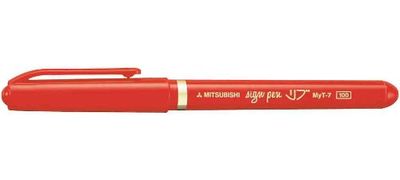 MITSUBISHI - Stylo feutre Sign Pen Rib MyT-7 - Encre rouge -…