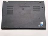 a black laptop that is sitting on a table