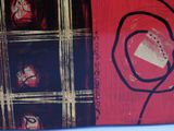 a picture of a picture of a red and black painting