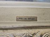 a close up of a sign on the side of a door