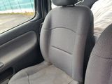 a seat in the back of a car that is empty