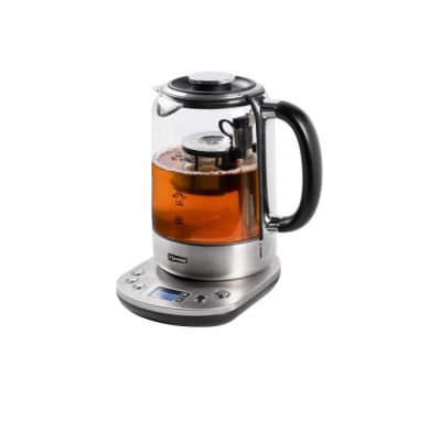 une image représentant une théière contenant une tasse de thé