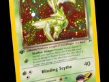 gros plan d'une carte pokemon sur fond noir