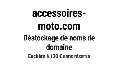 Nom de domaine accessoires-moto.