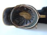 a close up view of a pair of leather goggles