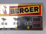a picture of a burger board with numbers and horses on it