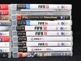 a lot of video games stacked on top of each other