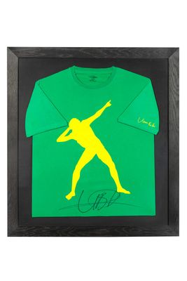 ATHLETISME Usain BOLT T-shirt signé - Photo 1