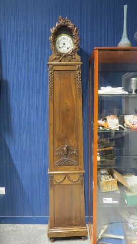 Pendule de parquet mouvement L. VERNET à LE PUY (sans poids et ba...