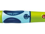 yellow and blue flashlight on white background with clipping for light