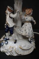 SCHIERHOLZ PLAUE - jolie lampe décorative en porcelaine - or… (photo 3)