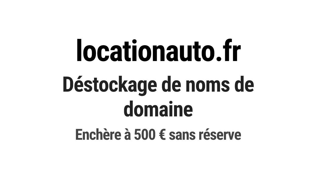 Destockage & Invendus