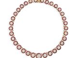 un collier en diamants et rubis, signé Van Cleef
