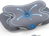 the back of a person ' s foot with a massage device on it