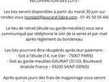 une photo en noir et blanc d'un panneau sur lequel on peut lire « Recreation des Lots »