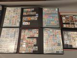 many different types of stamps on a table