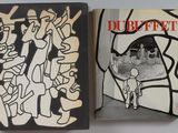 deux livres posés sur une table, avec le dessin d'un homme et d'une femme