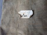 a piece of fabric that has a tag on it