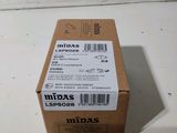 a box with a label on it sitting on a table