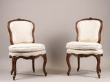 paire de chaises de style Louis XV