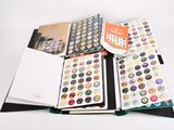 tout un tas de boutons de différents types dans un classeur