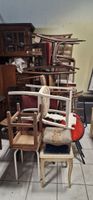 Important lot de chaises, chaises pliantes, chauffeuses, un … (photo 3)
