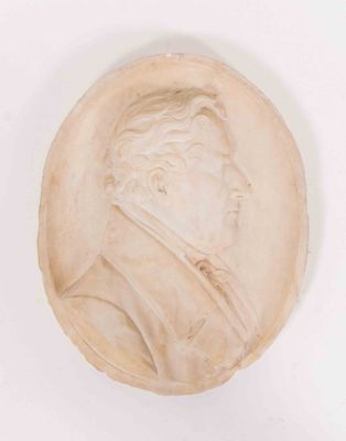 L. PETIT, XIXème siècle Portrait de profil de Courtois Edmé …