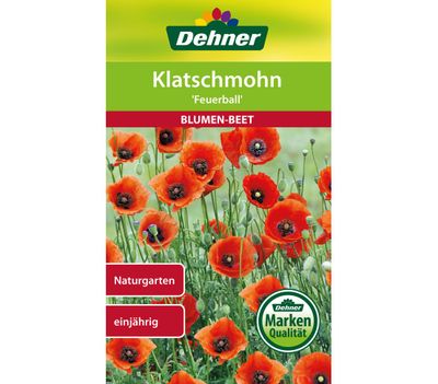 Lot de 5 - DEHNER - Graines de Coquelicot Feuerball - Papave…