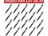 a bunch of pens sitting next to each other on top of a white background