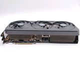 a close up of a computer mother board with two fans