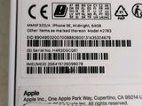 a close up of the back of an apple phone