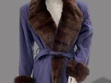 purple coat with fur collar and cuffs on mannequin mannequin mannequin mannequin mannequin mannequin mannequin mannequin