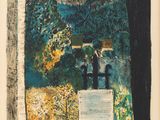 an image of a painting of a vase of flowers on a table in front of a window