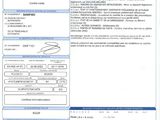 un gros plan d'un document portant un code-barres