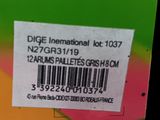 a close up of a label on a box of fruit