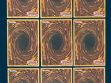 six square tiles with a picture of a black hole in the middle