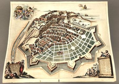 Johannes BLAEU. Nicaea ad Varum. Projet de fortification de …