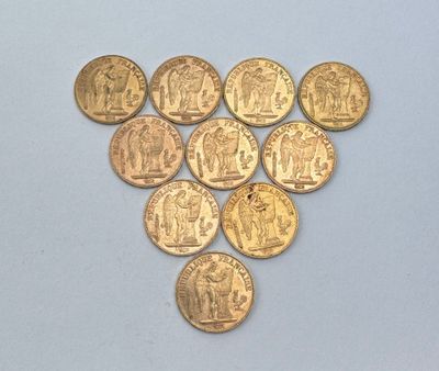 de nombreuses pièces d'or sur un fond bleu