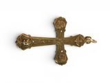 an image of a cross on a white background with a white background
