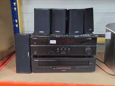 a lot of electronics that are stacked on top of each other